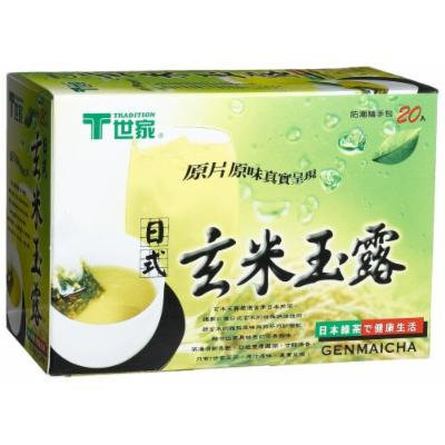 Tradition Tea, Genmaicha Tea, 20-Count Boxes (Pack of 6)