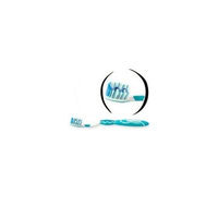 Mentadent White Clean Toothbrush With Whitening Ribbon, Full, Medium 92 ,Colors May Vary
