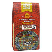 Christopher Bean Coffee Ground Coffee, House Blend Organic Fare Trade, 12 Ounce