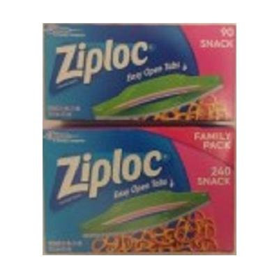 Ziploc Snack bags Family Pack 330 count bags