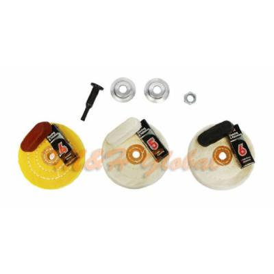 Cleaning Polishing Kit Compound Drill Chuck Arbor Buffering Buffer Pads Polisher
