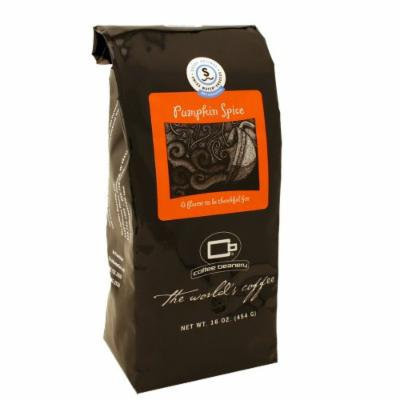 Coffee Beanery Pumpkin Spice Flavored Coffee SWP Decaf 16 oz. (Whole Bean)