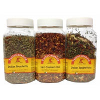 Tutto Calabria Southern Italian Chili Pepper Spice Collection (Spaghetatta, Bruschetta, Crushed Hot Chili)