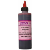 DecoPac Airbrush Color, Super Red, 8.0 oz