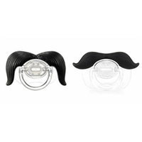 Funny Black Mustache Pacifiers for Infant Baby Toddler