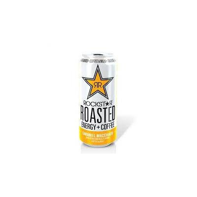 8 Pack - Rockstar Roasted Coffee & Energy - Caramel - 15oz.
