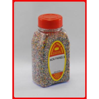 Marshalls Creek Spices Non Pariels Rainbow Jar, 10 Ounce