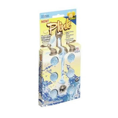 Compac's Plink Fizzy Drain Cleaner/Deodorizer Cleans the Grime From Your Drain and Freshens Your Entire Kitchen and Bath With Crisp, Clean, Lemon Scent 24 Count