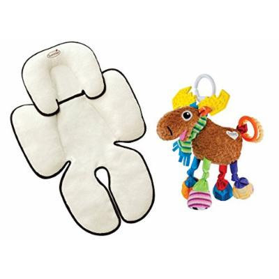 Summer Infant Velboa Snuzzler Head & Body Support with Take Along Toy, Moose