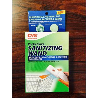 Pack of 2! Pocket Size Sanitizing Wand Germicidal UV-C Light Technology