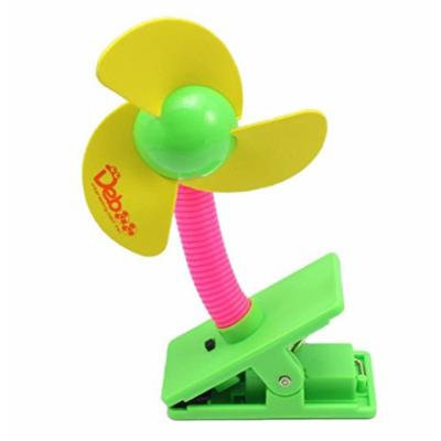 Generic Clip-on Mini Baby Safety Stroller Fan Great For Outdoor,Beach, Pool,Camping Easy To Carry (Yellow)