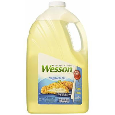 Wesson 100% Pure Vegetable Oil, 128 oz