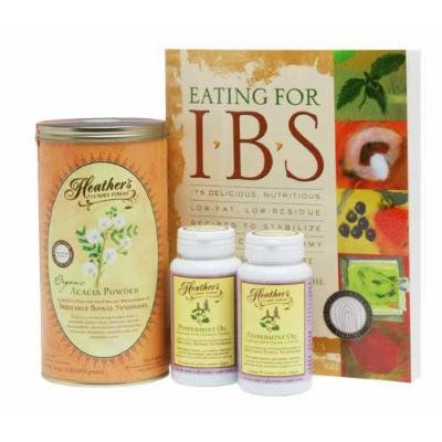 Heather's Irritable Bowel Syndrome Diet Kit #2 - Eating for IBS, Tummy Fiber Acacia Senegal Can, Peppermint Oil Caps (Over 20% off!)