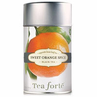 Tea Forte SWEET ORANGE SPICE Loose Leaf Black Tea, 3.5 Ounce Tea Tin