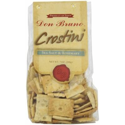 Don Bruno Crostini, Sea Salt & Rosemary, 7 Ounce (Pack of 6)