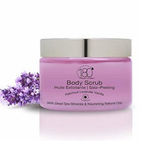 TODAY'S DEALS - 180 Cosmetics Salt and Oil Body Scrub Patchouli Lavender Vanilla - exfoliating Dead Sea salts with rich blend of minerals and essential oils, exfoliator, hydrating & moisturizing