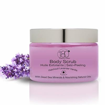 TODAY'S DEALS - 180 Cosmetics Salt and Oil Body Scrub Patchouli Lavender Vanilla - exfoliating Dead Sea salts with rich blend of minerals and essential oils, exfoliator, hydrating & moisturizing