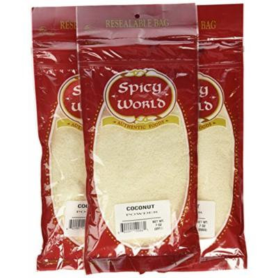 Spicy World Unsweeted Coconut Powder , 7-Ounce Pouches (Pack of 24)