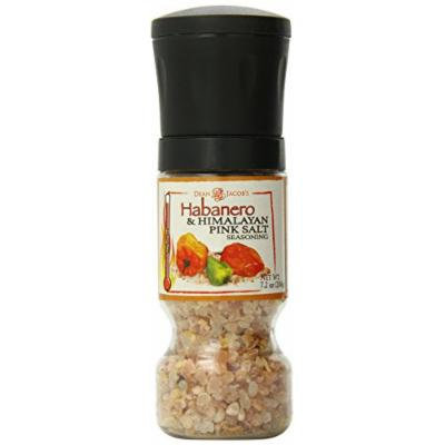 Dean Jacobs Gripper Grinder Habanero and Himalayan Pink Salt Seasoning, 7.2 Ounce