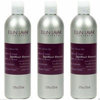 Lot of 3 Ellin Lavar OptiMoist Shampoo 12 fl oz