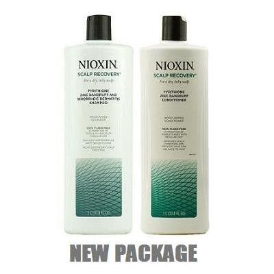 Nioxin: Scalp Recovery Medicating Cleanser + Conditioner Combo, 33.8 oz