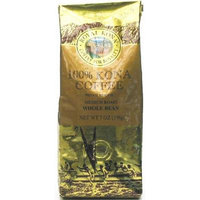 Royal Kona Coffee 100% Kona Coffee Private Reserve Whole Bean 7 oz Bag (Pack of 3)