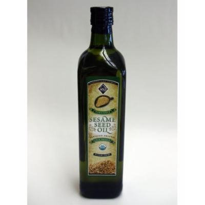 Sesame Seed Oil, Unrefined, Cold Pressed, Certified Organic, 750 ml