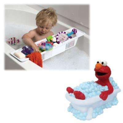 Sesame Street Elmo Faucet Cover with Bath Storage Basket for Baby Bath Accessories