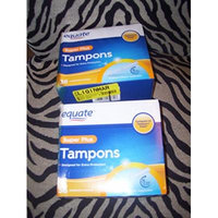 Equate SUPER PLUS Tampons 36 count (2 Boxes)