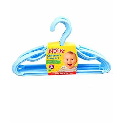 Nuby 10-Pack Children's Hangers - blue, one size