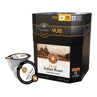 Barista Prima Italian Roast Decaf Keurig Vue Portion Pack, 12 Count