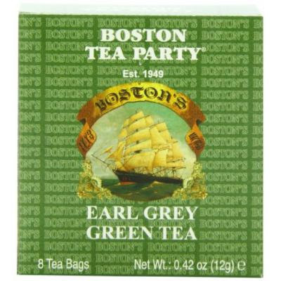 Boston Tea Mini Box, Earl Grey Green Tea, 8 Count (Pack of 48)