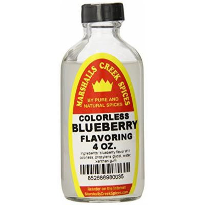 Marshalls Creek Spices Flavoring, Colorless Blueberry, 4 Ounce