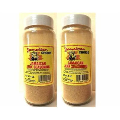 Jamaican Choice Jamaican Jerk Seasoning (Pack of 2) 6 oz Bottles