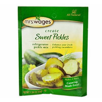 Mrs. Wages Refrigerator Sweet Pickle Seasoning Mix, 1.94 Oz. Pouch (Case of 12)