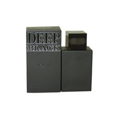 Deep Black Eau De Toilette Spray for Men, 3.4 Ounce