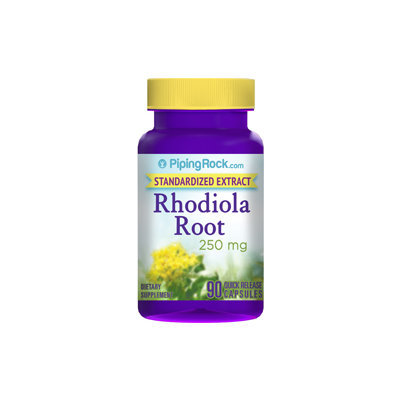 Piping Rock Rhodiola Rosea 250mg Standardized Extract 90 Capsules