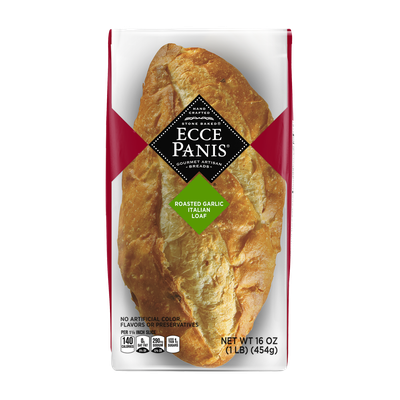 Ecce Paniz® Roasted Garlic Italian Demi Loaf Bread