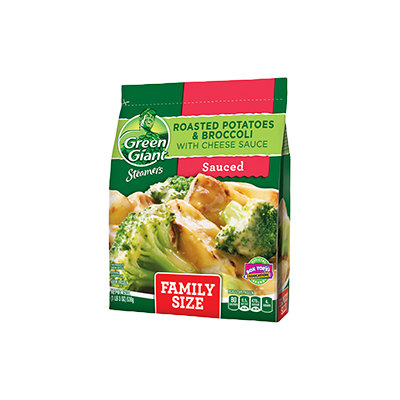 Green Giant® Steamers Roasted Potatoes & Broccoli With Cheese Sauce