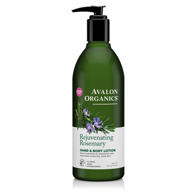 Avalon Organics Rejuvenating Rosemary Hand & Body Lotion