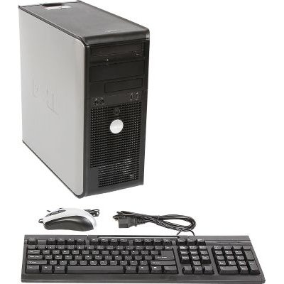 Refurbished Dell Optiplex GX745, 160GB Hard Drive, 2GB Memory, Intel Core 2 Duo, Win 7 Home