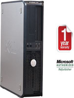 Refurbished Dell Optiplex 760, 1TB Hard Drive, 4GB Memory, Intel Core 2 Duo (3.0 Ghz), Win 7 Pro