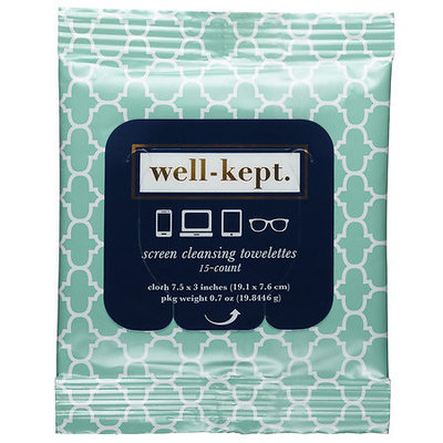 Well-kept. Well-Kept Screen Cleansing Towelettes Cape View 15 towelettes