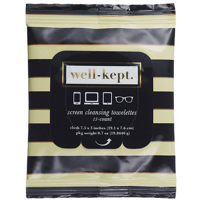 Well-kept. Well-Kept Screen Cleansing Towelettes Buckhead 15 towelettes
