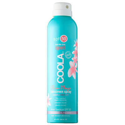 COOLA Eco-Lux Sport SPF 50 Guava Mango Organic Sunscreen Spray