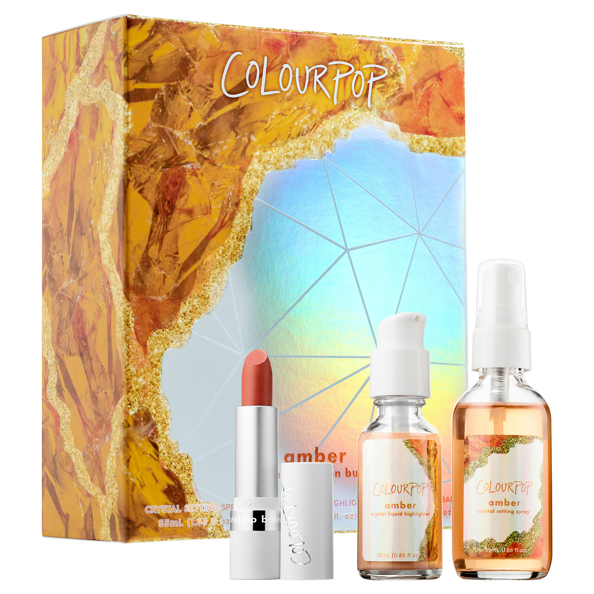 ColourPop Amber Crystal Collection Bundle