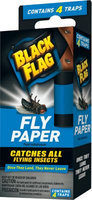 BLACK FLAG 4-Pack Fly Paper HG-11016