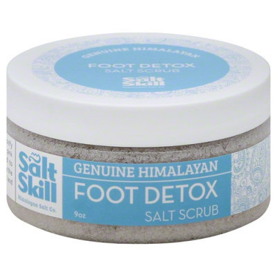 Salt Skill Foot Detox Scrub Geniune Himalayan Salt 9oz