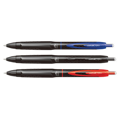 Uni-ball 307 .5mm Gel Pens - Micro Pen Point Type - 0.5mm Pen Point Size - Assorted Gel-based Ink - Assorted Barrel - 3 / Pack (san-1947085)