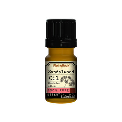 Piping Rock Sandalwood Essential Oil 5 ml 100% Pure Oil Therapeutic Grade